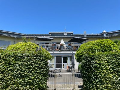 Blick auf die Terrasse